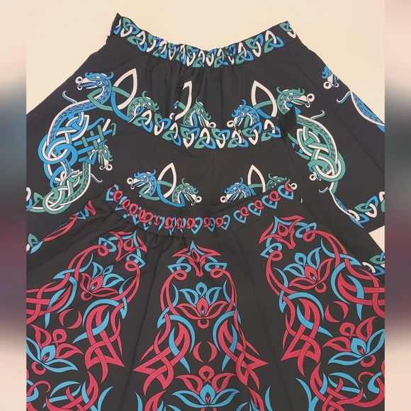 Irish dance skirt for completion and practice for girl 6-7y and 11-12 - Picture 12 of 13